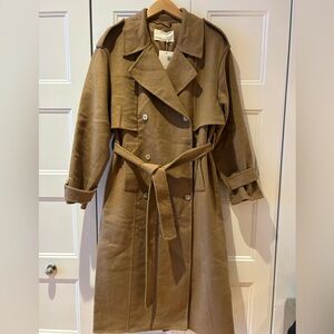 OAK + FORT Camel Wool Coat